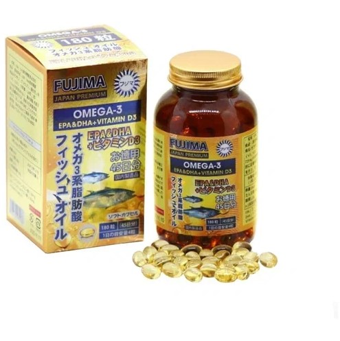 Витамины omega-3. epa&dha+vitamin d3, FUJIMA
